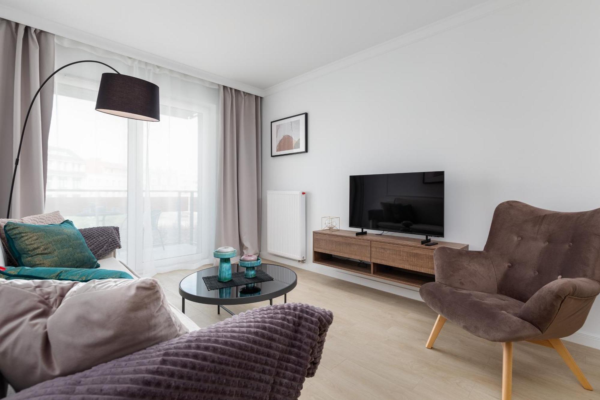 Plac Slowianski Apartments With Balcony Swinoujscie Center By Noclegi Renters Exterior photo